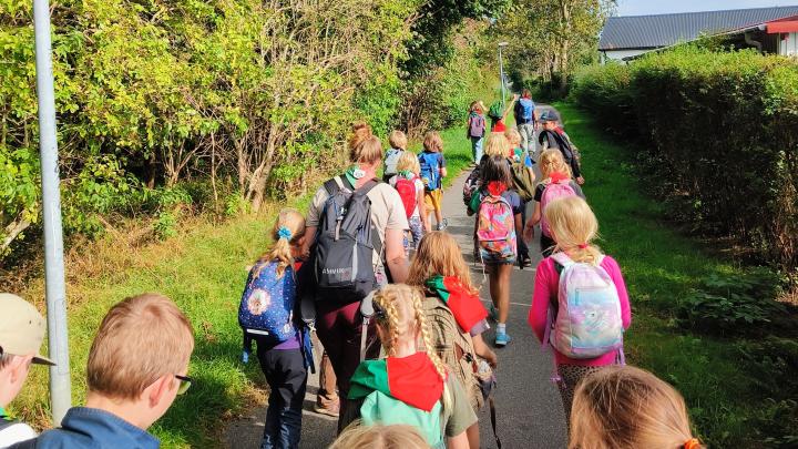 Bjørnene går 5 km. 